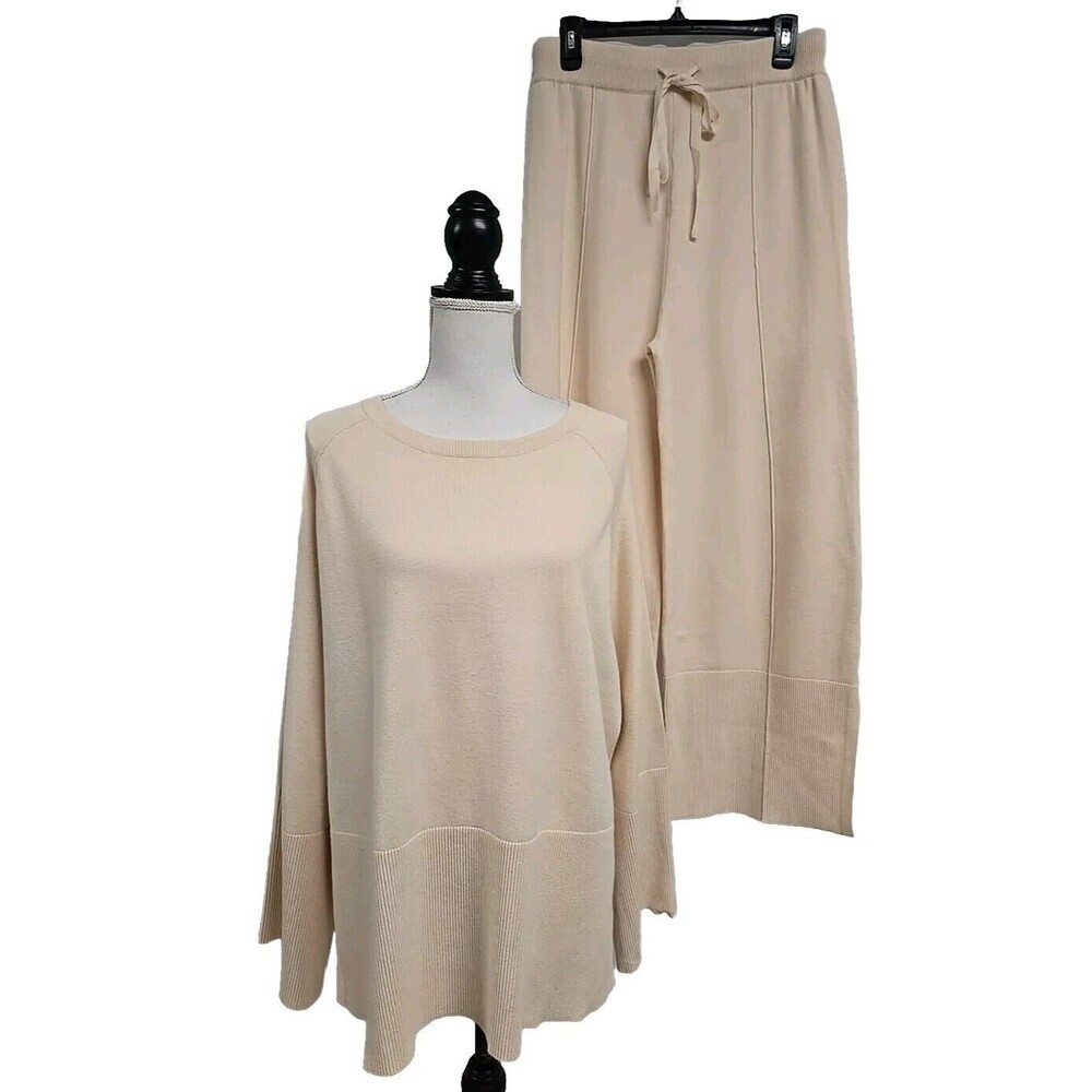 Elegant Cream Women's Trousers